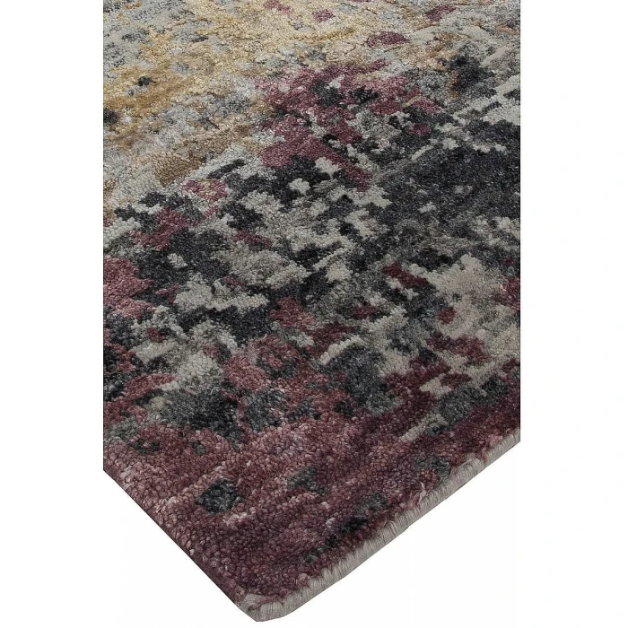 Harounian Fantasy Grey - Purple FA-631 6 ft. X 9 ft. Rectangle Rug