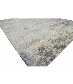 Harounian Fantasy Grey - Blue FA-632 9 ft. X 12 ft. Rectangle Rug