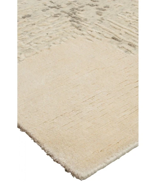 Harounian Fusion Ivory-Grey US-05 6 ft. X 9 ft. Rectangle Rug