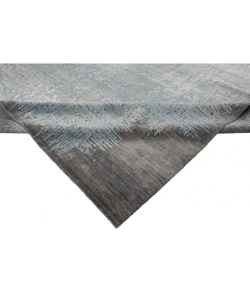 Harounian Fusion Slate-Blue US-06 6 ft. X 9 ft. Rectangle Rug