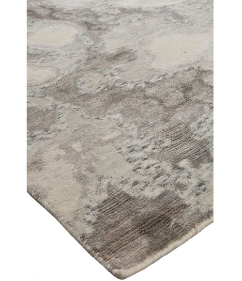 Harounian Glaze Ivory-Grey GL-02 6 ft. X 9 ft. Rectangle Rug