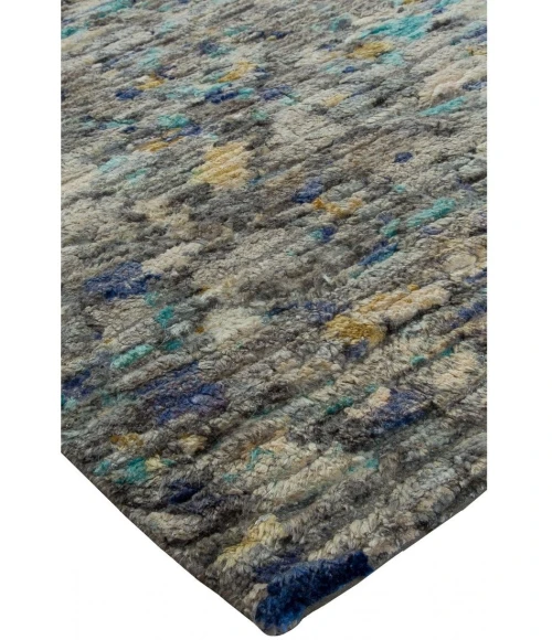 Harounian Intrigue Grey - Blue IN-110 10 ft. X 14 ft. Rectangle Rug