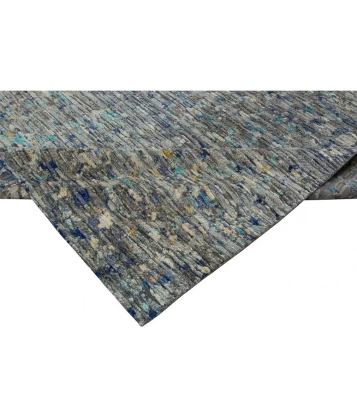 Harounian Intrigue Grey - Blue IN-110 10 ft. X 14 ft. Rectangle Rug
