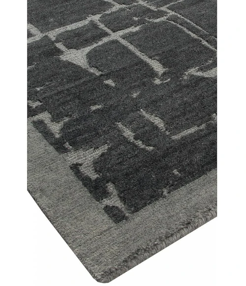 Harounian La Jolla Charcoal - Grey 5374-C 9 ft. X 12 ft. Rectangle Rug