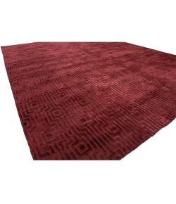 Harounian Latitude Burgundy LA-3029 9 ft. X 12 ft. Rectangle Rug