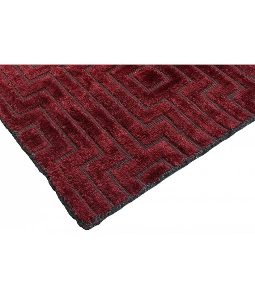 Harounian Latitude Burgundy LA-3029 10 ft. X 14 ft. Rectangle Rug