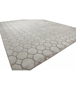 Harounian Latitude Silver LA-3151B 9 ft. X 12 ft. Rectangle Rug