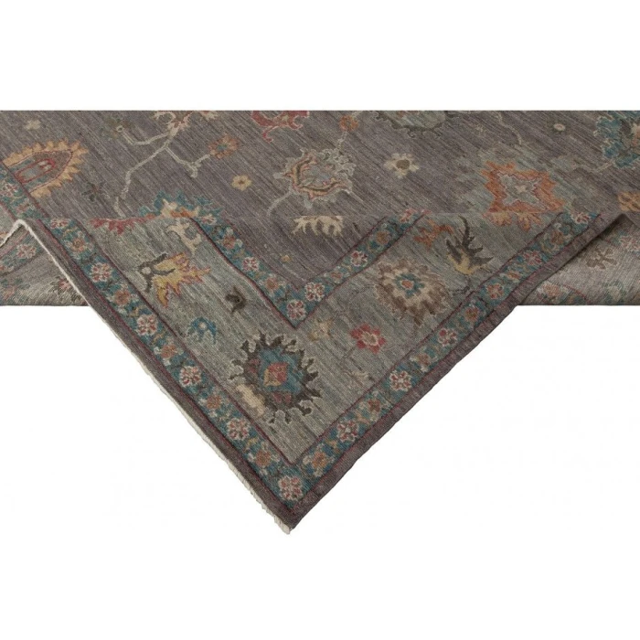 Harounian Majestic Oushak Plum-Grey MAJ-103 2 ft. 6 in. X 10 ft. Rectangle Rug