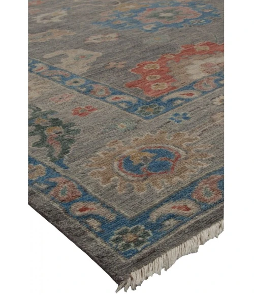 Harounian Majestic Oushak Grey-Grey MAJ-106 2 ft. 6 in. X 10 ft. Rectangle Rug