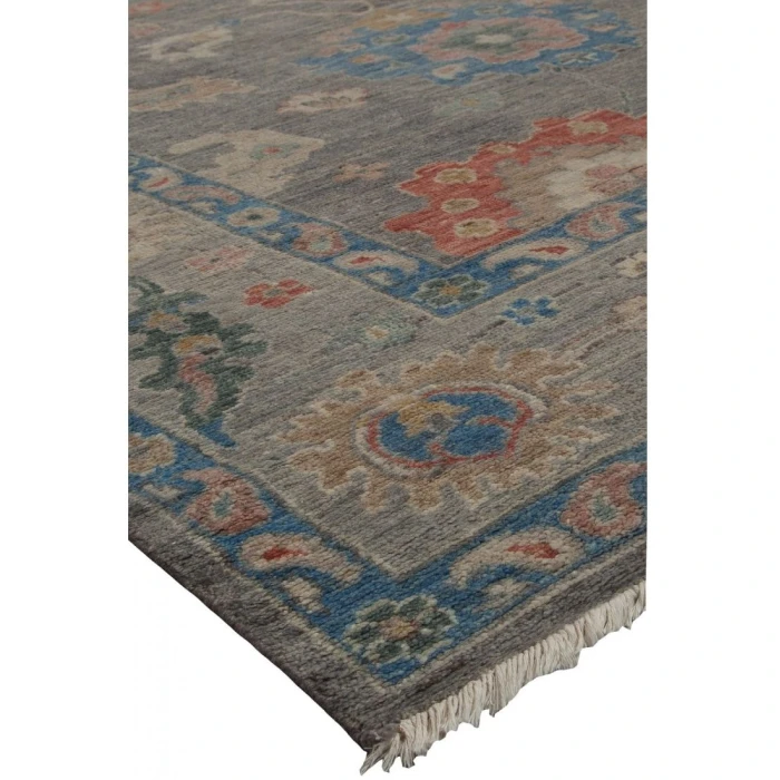 Harounian Majestic Oushak Grey-Grey MAJ-106 2 ft. 6 in. X 10 ft. Rectangle Rug