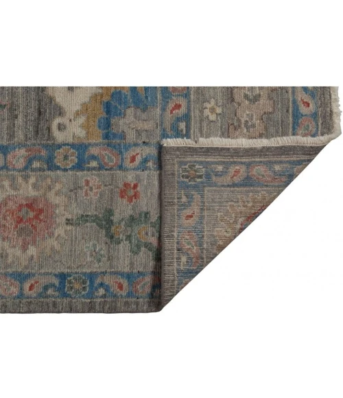 Harounian Majestic Oushak Grey-Grey MAJ-106 2 ft. 6 in. X 10 ft. Rectangle Rug