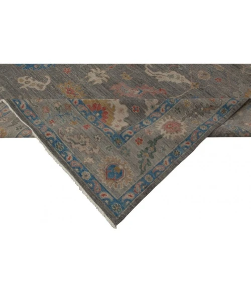 Harounian Majestic Oushak Grey-Grey MAJ-106 2 ft. 6 in. X 10 ft. Rectangle Rug