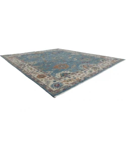 Harounian Majestic Oushak Blue-Ivory MAJ-104 9 ft. X 12 ft. Rectangle Rug
