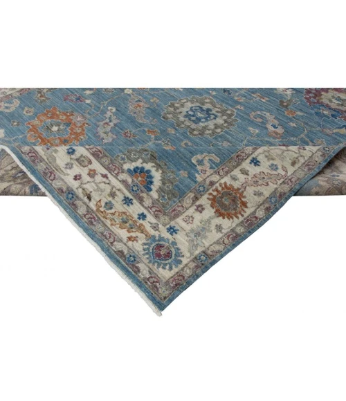 Harounian Majestic Oushak Blue-Ivory MAJ-104 9 ft. X 12 ft. Rectangle Rug