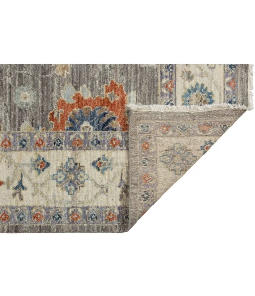 Harounian Majestic Oushak Grey-Ivory MAJ-105 2 ft. 6 in. X 10 ft. Rectangle Rug