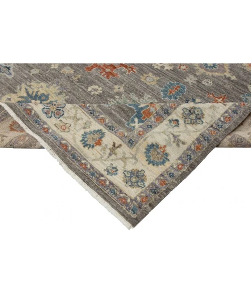 Harounian Majestic Oushak Grey-Ivory MAJ-105 2 ft. 6 in. X 10 ft. Rectangle Rug