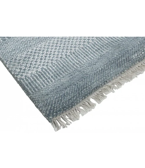Harounian Mirage Blue - Silver MT-105 8 ft. X 10 ft. Rectangle Rug