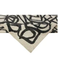 Harounian Spiral Ivory-Black SP-03 8 ft. X 10 ft. Rectangle Rug