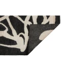 Harounian Spiral Black-White SP-04 6 ft. X 9 ft. Rectangle Rug