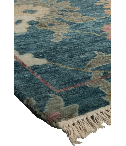 Harounian Splendid Blue - Mutli INA0011 6 ft. X 9 ft. Rectangle Rug