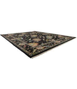 Harounian Splendid Black - Mutli INA003 9 ft. X 12 ft. Rectangle Rug