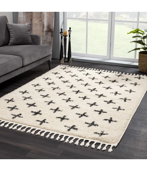Hauteloom Alstead Charcoal ALSTE 2ft. x 2ft.11in. Rect. Rug