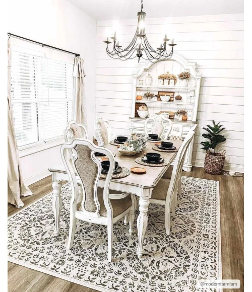 Hauteloom Megargel Charcoal MEG 5ft.3in. Round Rug