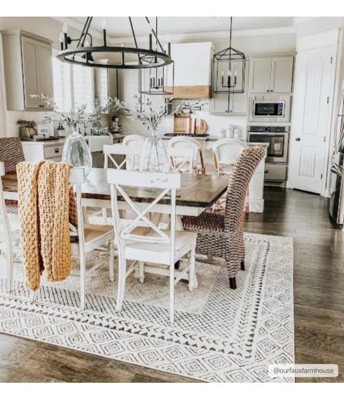 Hauteloom Burdette Charcoal BRDT 5ft.3in. x 7ft.3in. Rect. Rug