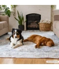 Hauteloom Afya Dark Blue SLLIAFYA890 7ft.10in. x 10ft. Rect. Rug