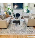 Hauteloom Afya Dark Blue SLLIAFYA890 7ft.10in. x 10ft. Rect. Rug