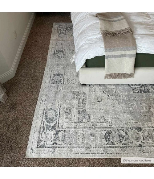 Hauteloom Akram Cream HLLLAKRAMA1 2ft.7in. x 10ft. Rect. Rug