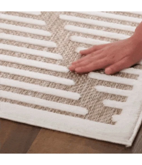 Hauteloom Anah Off White SSAMANAHEA3 6ft.7in. x 9ft. Rect. Rug