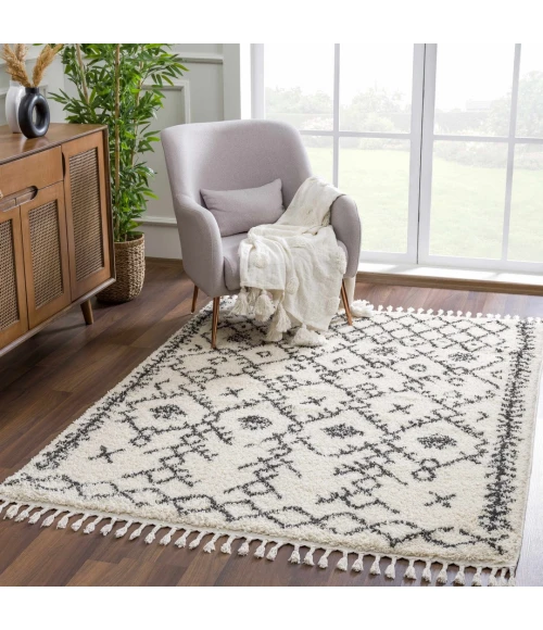 Hauteloom Godalming Charcoal GOD 7ft.10in. Square Rug