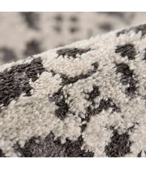 Hauteloom Megargel Charcoal MEG 5ft.3in. Round Rug