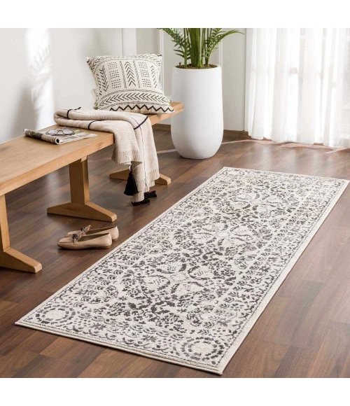 Hauteloom Megargel Charcoal MEG 5ft.3in. Round Rug