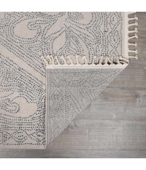 Hauteloom Birdwood White BRDWD 6ft.7in. x 9ft. Rect. Rug