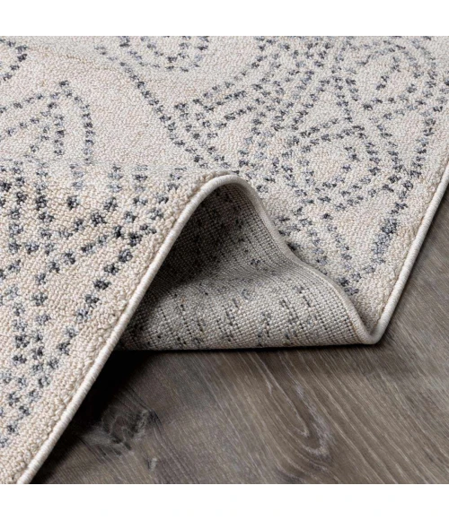 Hauteloom Birdwood White BRDWD 6ft.7in. x 9ft. Rect. Rug