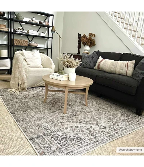 Hauteloom Barny Ivory SAMABARNYA5 5ft.3in. x 7ft.3in. Rect. Rug