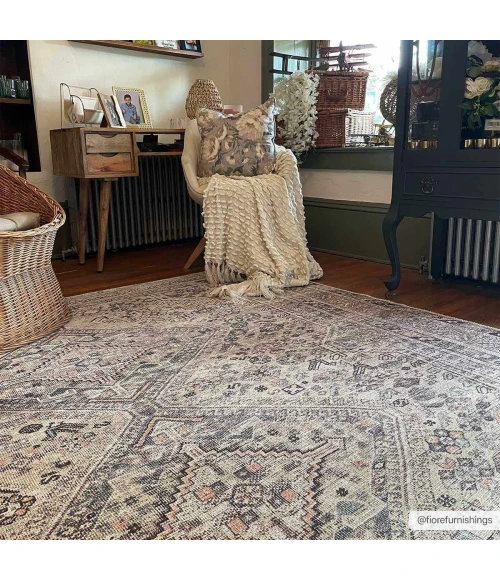 Hauteloom Barny Ivory SAMABARNYA4 6ft.7in. x 9ft. Rect. Rug