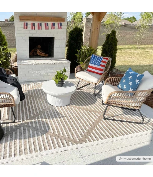 Hauteloom Anah Off White SSAMANAHEA3 6ft.7in. x 9ft. Rect. Rug