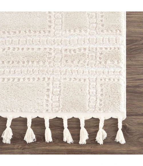 Hauteloom Ryuu Bone HDEURYUU8A3 5ft.3in. x 7ft. Rect. Rug