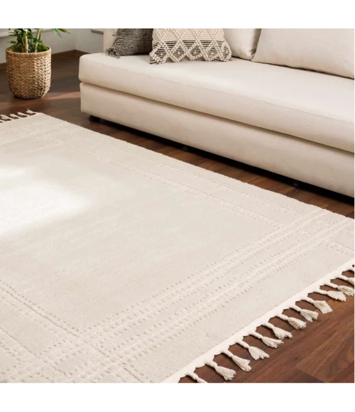 Hauteloom Ryuu Bone HDEURYUU8A3 5ft.3in. x 7ft. Rect. Rug