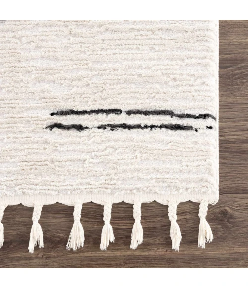 Hauteloom Riad Bone HDEURIAD8A1 5ft.3in. x 7ft. Rect. Rug