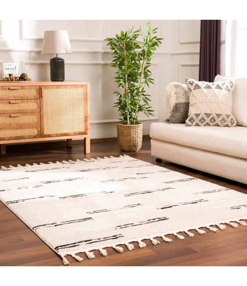 Hauteloom Riad Bone HDEURIAD8A1 5ft.3in. x 7ft. Rect. Rug