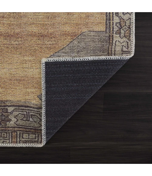 Hauteloom Medinah Dark Brown MDNDK 2ft.7in. x 12ft. Rect. Rug