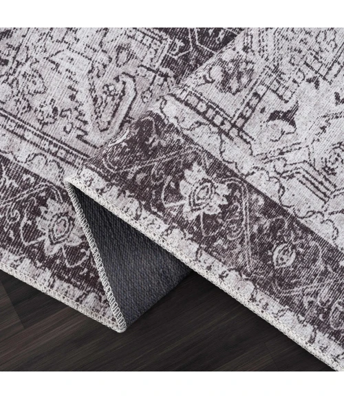 Hauteloom Kyan Gray KYAN 7ft.10in. x 10ft.2in. Rect. Rug
