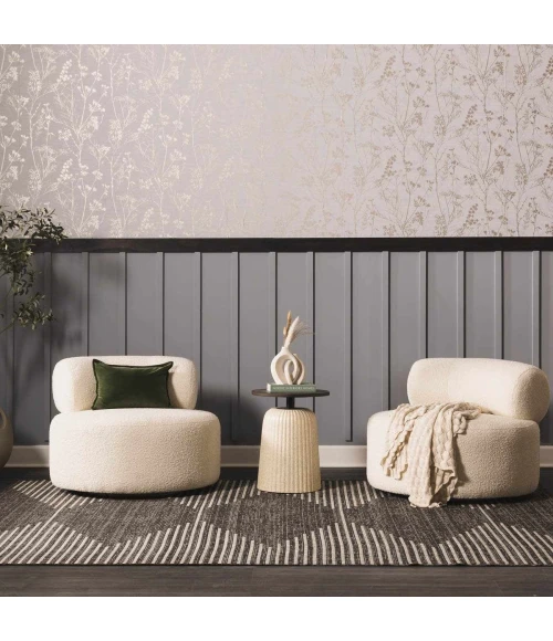 Hauteloom Stephan Charcoal STPPO 7ft.10in. Square Rug