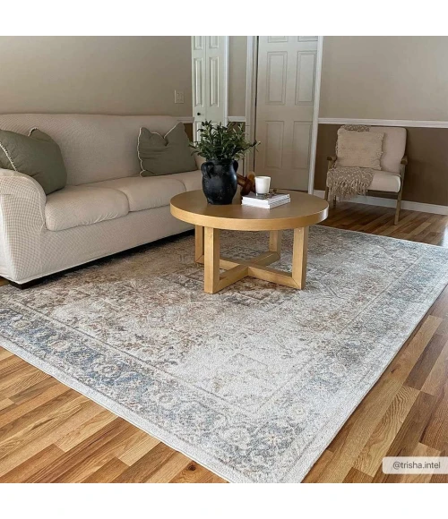 Hauteloom Fang Dark Blue SLLIFANG825 2ft.7in. x 7ft.3in. Rect. Rug