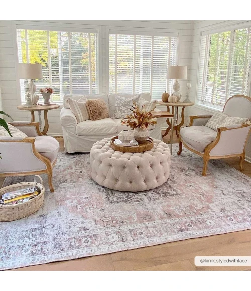 Hauteloom Fatih Beige FATI 2ft.7in. x 7ft.10in. Rect. Rug