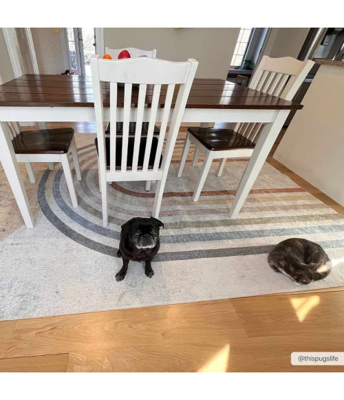 Hauteloom Giza Dark Blue SLLIGIZA890 2ft.7in. x 7ft.3in. Rect. Rug